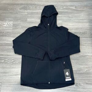 Fourlaps running hoodie. NWT. Size L.